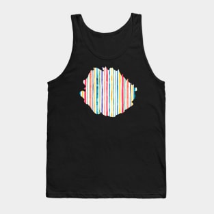 Marine Colorful Stripes Multi Tank Top